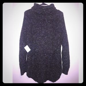Free people charcoal c sweater
